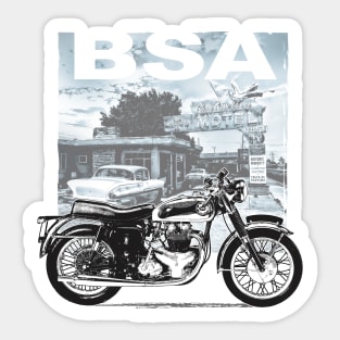 BSA Rocket Gold Star Sticker